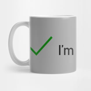 I'm not a robot Mug